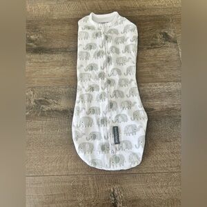 SwaddleMe Gray Elephant baby sleep sack swaddle new size 0-2 months